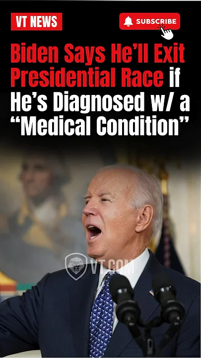 Biden Says He’d Drop Out of Presidential Race if He’s Diagnosed w/ “Medical Condition” – GETS COVID