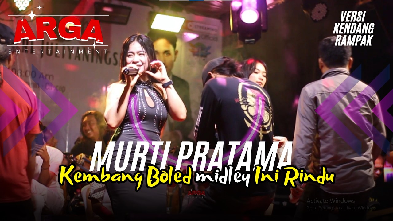MURTI PRATAMA - KEMBANG BOLED midley INI RINDU || VERSI KENDANG RAMPAK || ARGA ENTERTAINMENT