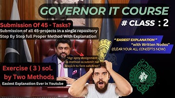45-Tasks Submission on GitHub ( Step By Step Proper Method ) | Task # 3 ( by 2 methods ) | IT Course