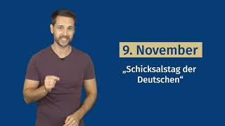 Der 9. November - Schicksalstag Der Deutschen