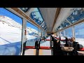 The Glacier Express Switzerland -Part 1, Full Train Journey Andermatt to Disentis 4K 60fps Video