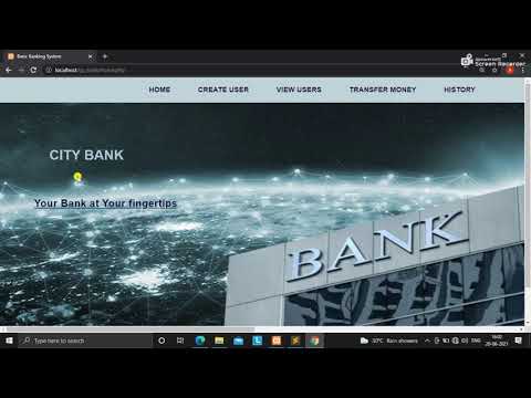 BASIC BANKING SYSTEM | THE SPARKS FOUNDATION