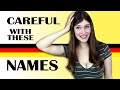 English Names With FUNNY GERMAN MEANINGS