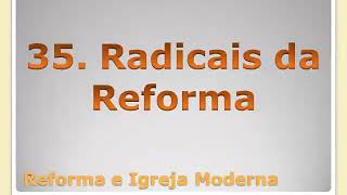 A história da igreja 37-56 Os radicais da reforma.
