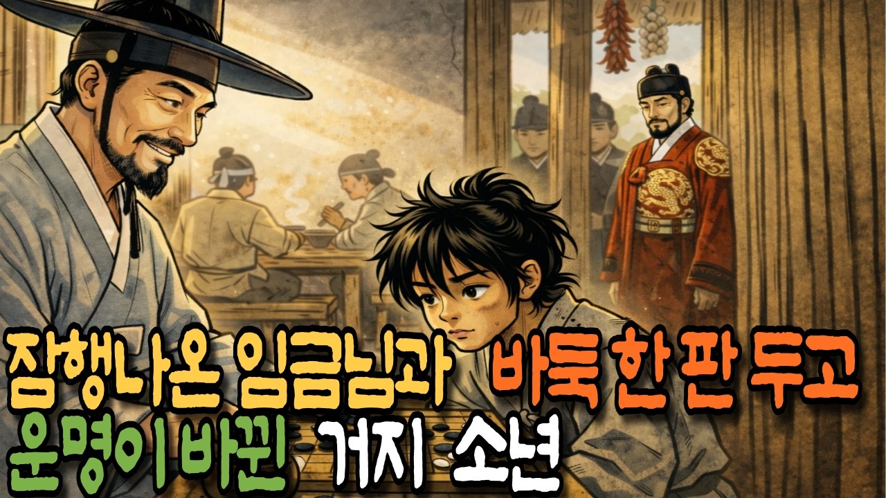 거지 소년에게 바둑으로 진 현감, 그 앞에 있던 촌 양반의 정체가 밝혀지자 주막이 발칵 뒤집어졌다 |야담 | 민담|옛날이야기 |오디오북 |야담옛날옛적에