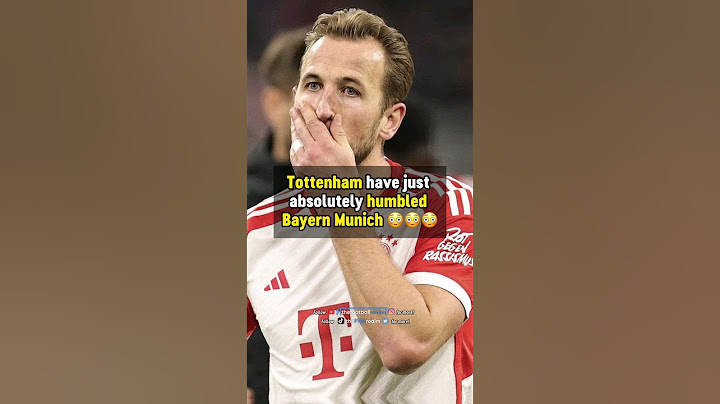 Tottenham HUMBLE Bayern Munich 😳😤 #football