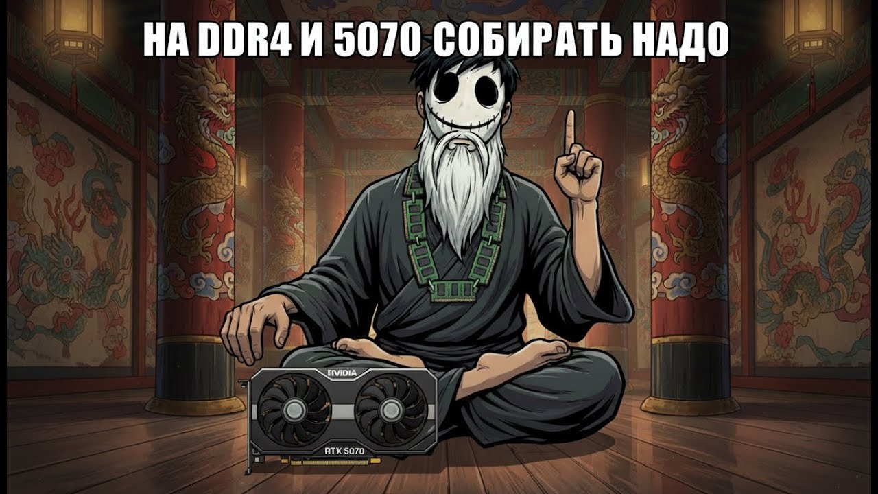 Настройка i5 14600kf + DDR4 + RTX 5070