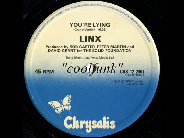 Watch Linx - You're Lying (12" Jazz-Disco-Funk 1980) on YouTube Watch Linx - You're Lying (12" Jazz-Disco-Funk 1980) on YouTube