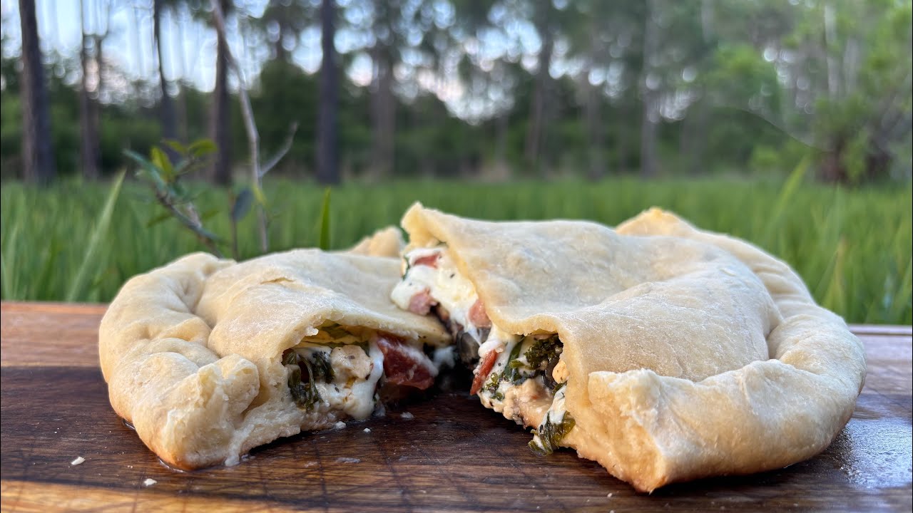 Swamp Cooking: Charcoal Calzone Edition