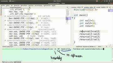 Como funciona un microprocesador X86 IA32 AMD64 instrucciones  add sub imul idiv 6 español