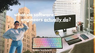 what do software engineers actually do 🧐 // work day vlog // software engineer in Los Angeles