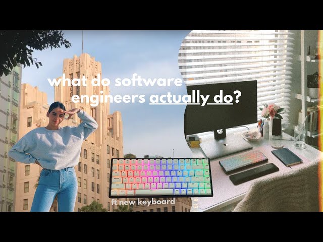 what do software engineers actually do 🧐 // work day vlog // software engineer in Los Angeles class=