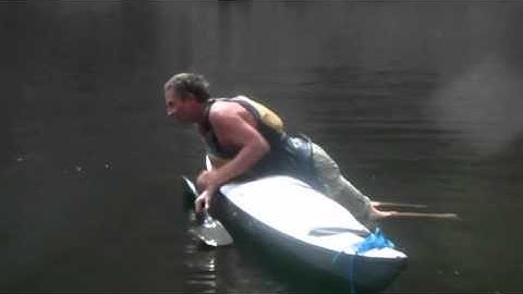 Kayak Skill - Self-rescue - Re-entry