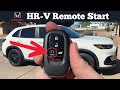 2023 - 2026 HONDA HR-V | How To Use Remote Start Feature On Remote Key Fob Tutorial - Hold button