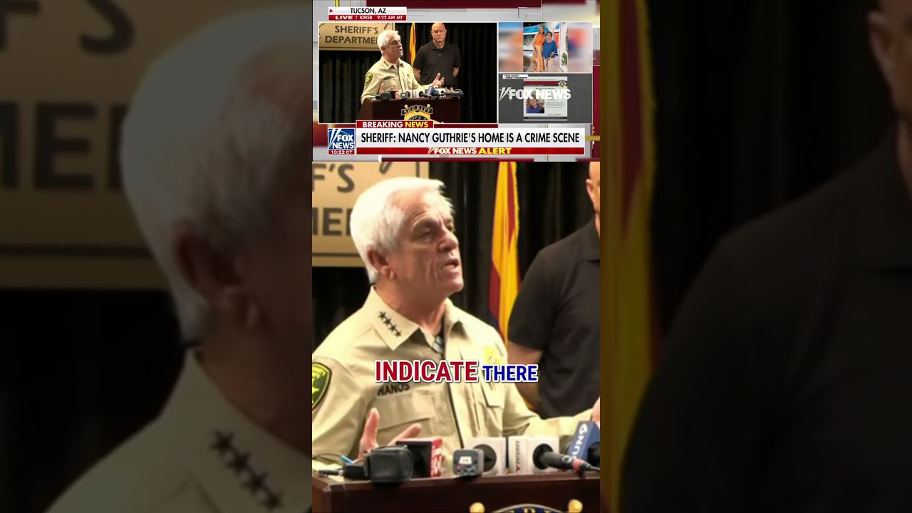Sheriff says Nancy Guthrie did not leave her home ‘on her own’ #foxnews #news #shorts #crime