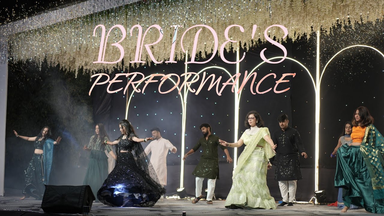 Bride's sangeet performance with friends | 