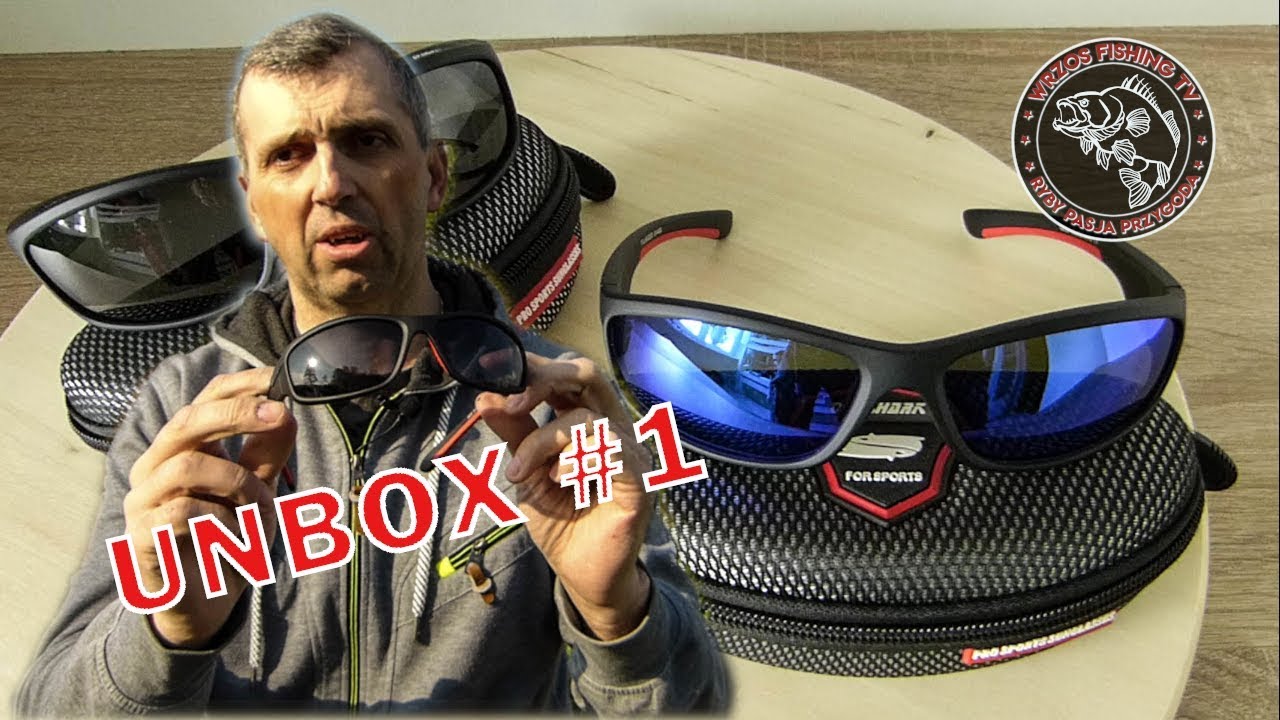 Okulary wędkarskie Queshark z Aliexpress| Unboxing #1