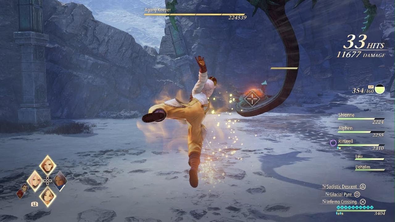 Tales of Arise Kisara vs Agony keeper Unknown mode