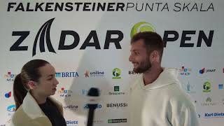 Corentin Moutet intervju - Falkensteiner Punta Skala Zadar Open 2024