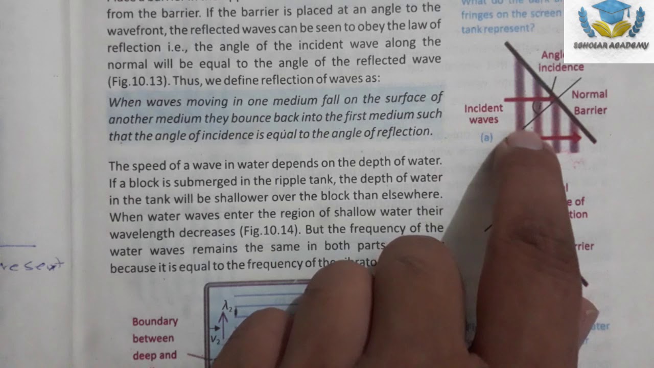 Class 10th , Physics, Ripple tank. - YouTube