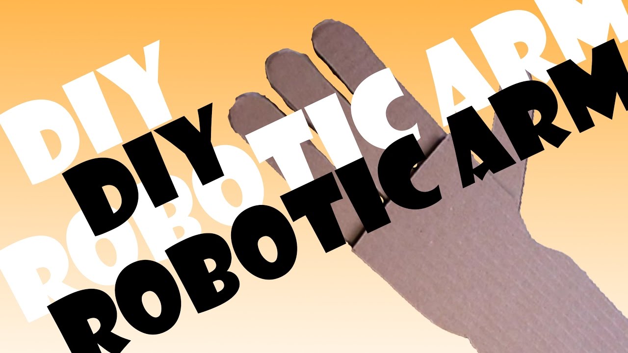 Simple DIY Robotic Hand with Cheapest Materials!!!! So Cool!!!