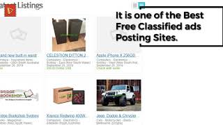 One of the Best Free Classified ads Posting Sites. SydneyCrackers.com