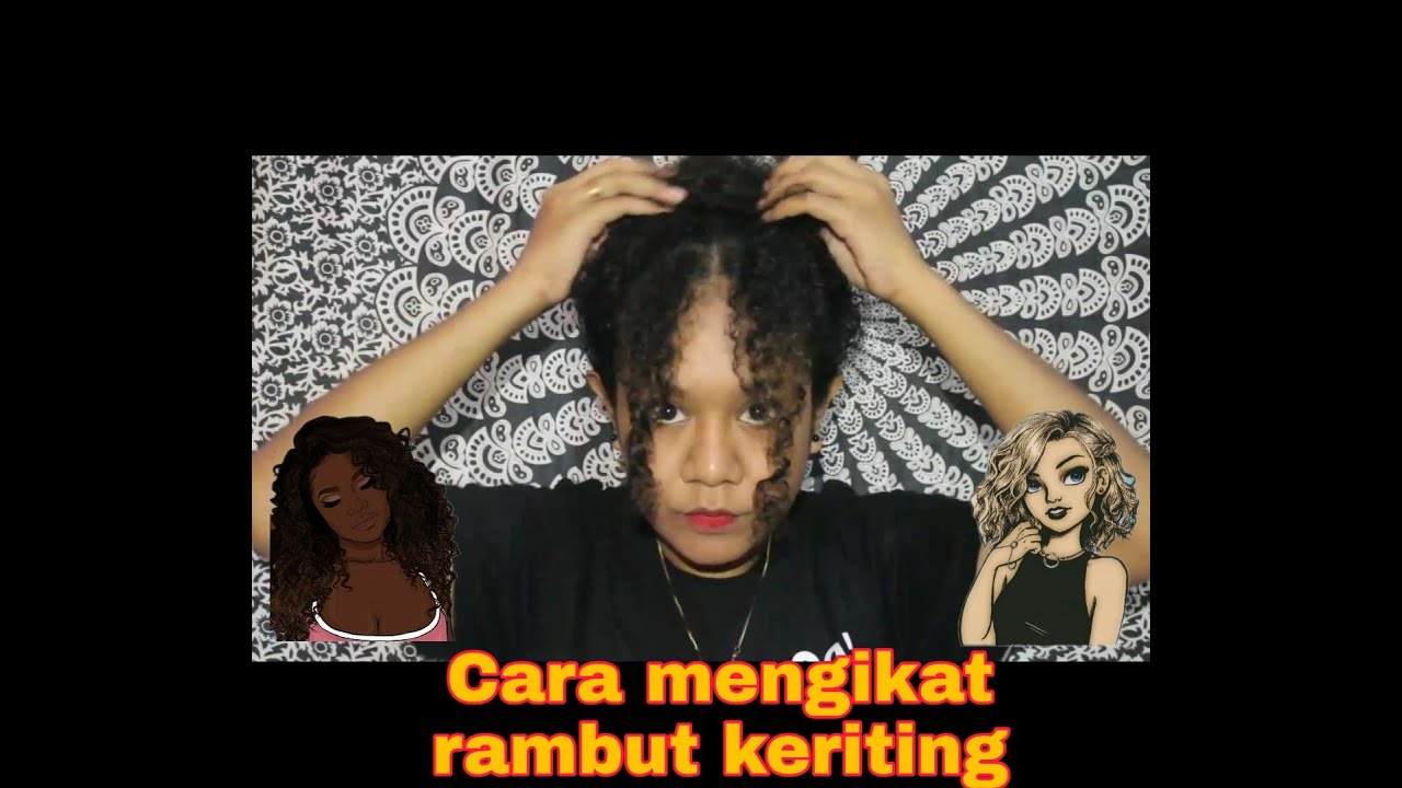 Cara Mengikat Rambut Keriting | Curly Hair 