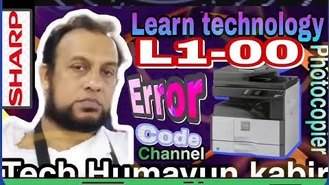 How to solve sharp error code L1-00 is explained. Contents  Sharp AR || #subscribe #sorts #sharp
