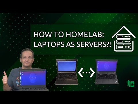 Video: How To Make A Server From A Laptop