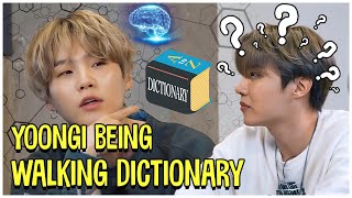 This Is Yoongi&#39;s Endless Well Of Random Information | Walking Dictionary - BTS Min Yoongi