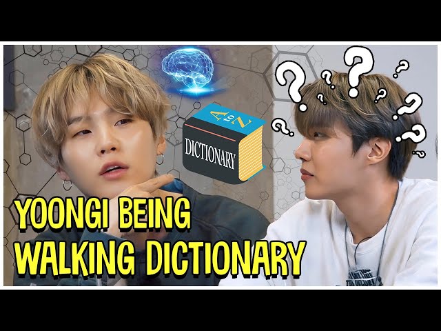 This Is Yoongi's Endless Well Of Random Information | Walking Dictionary - BTS Min Yoongi class=