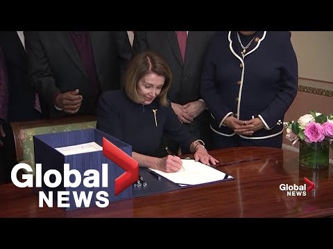 Pelosi signs bill to avert government shutdown, heads to Trump for signature
