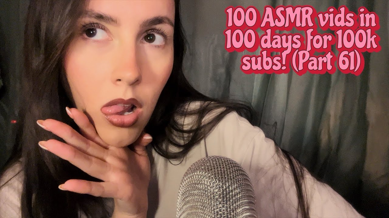 ASMR- The tingliest mouth sounds you’ve ever heard (fast & slow) 👄minimal talking👄