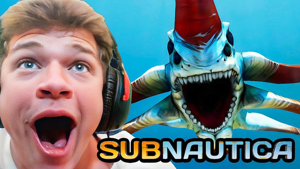 Первая встреча Джинксзи с Жнецом Левиафаном (Subnautica)