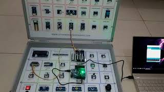 Project arduino Digital clock menggunakan RTC dan Digit display dengan Arduino Sensor Training Kit screenshot 5