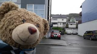 Outside Uncels Job. Hehe.