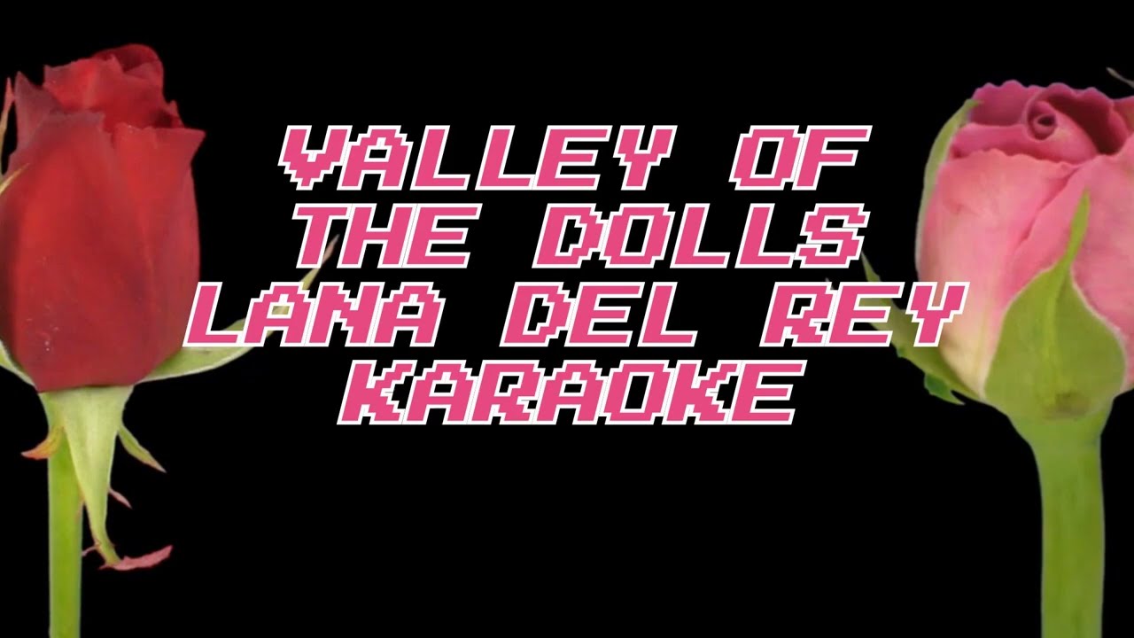 Valley of the Dolls Lana Del Rey Karaoke