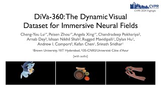 DiVa-360: The Dynamic Visual Dataset for Immersive Neural Fields