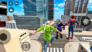 SPIDER HERO vs TITAN BOSS 😱 EPIC CITY BATTLE GAMEPLAY! screenshot 1
