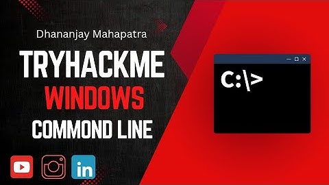 Windows Command Line room in hindi | cybersecurity 101