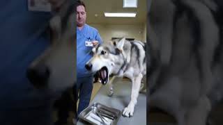 Dramatic Jamtland Dog’s Viral 'Wolf-Scream' After Tiny Vet Poke