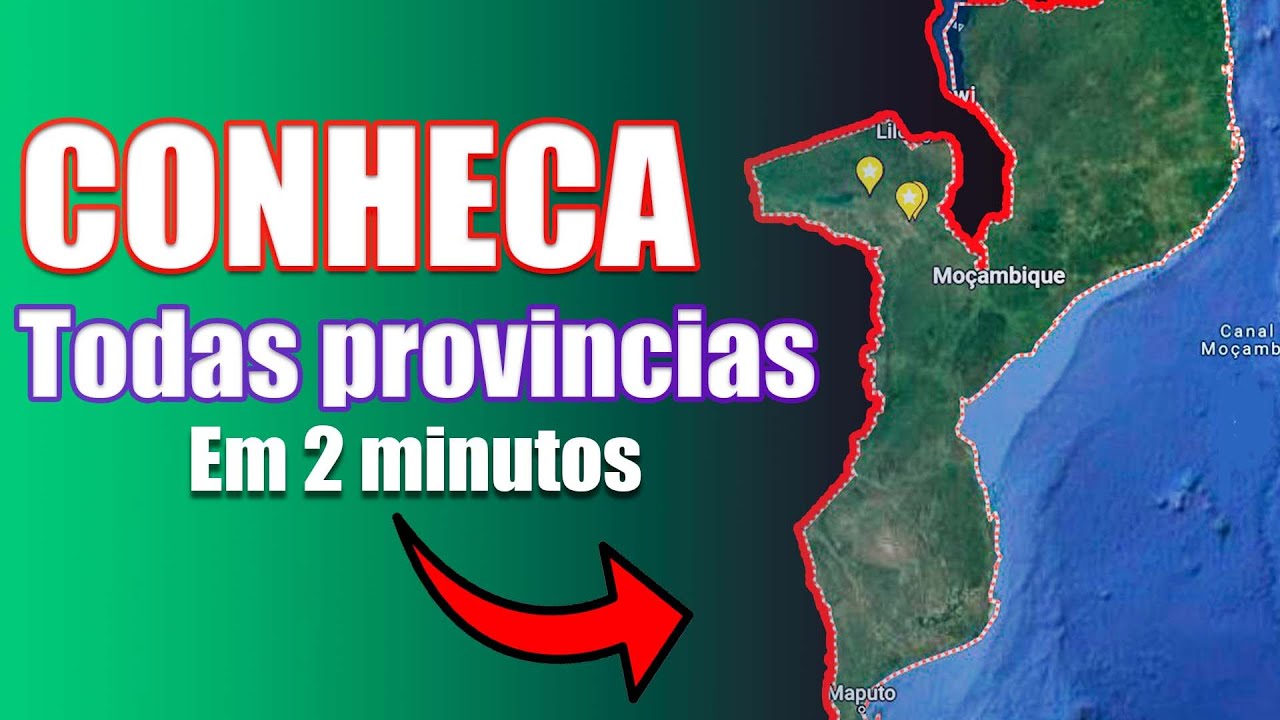 Quantas PROVÍNCIAS tem MOÇAMBIQUE? | Geografia de Moçambique