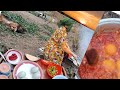 “Village Morning with Pomegranates &amp; Firewood Cooking | Duck Egg Omelette 🦆 in the Garden”