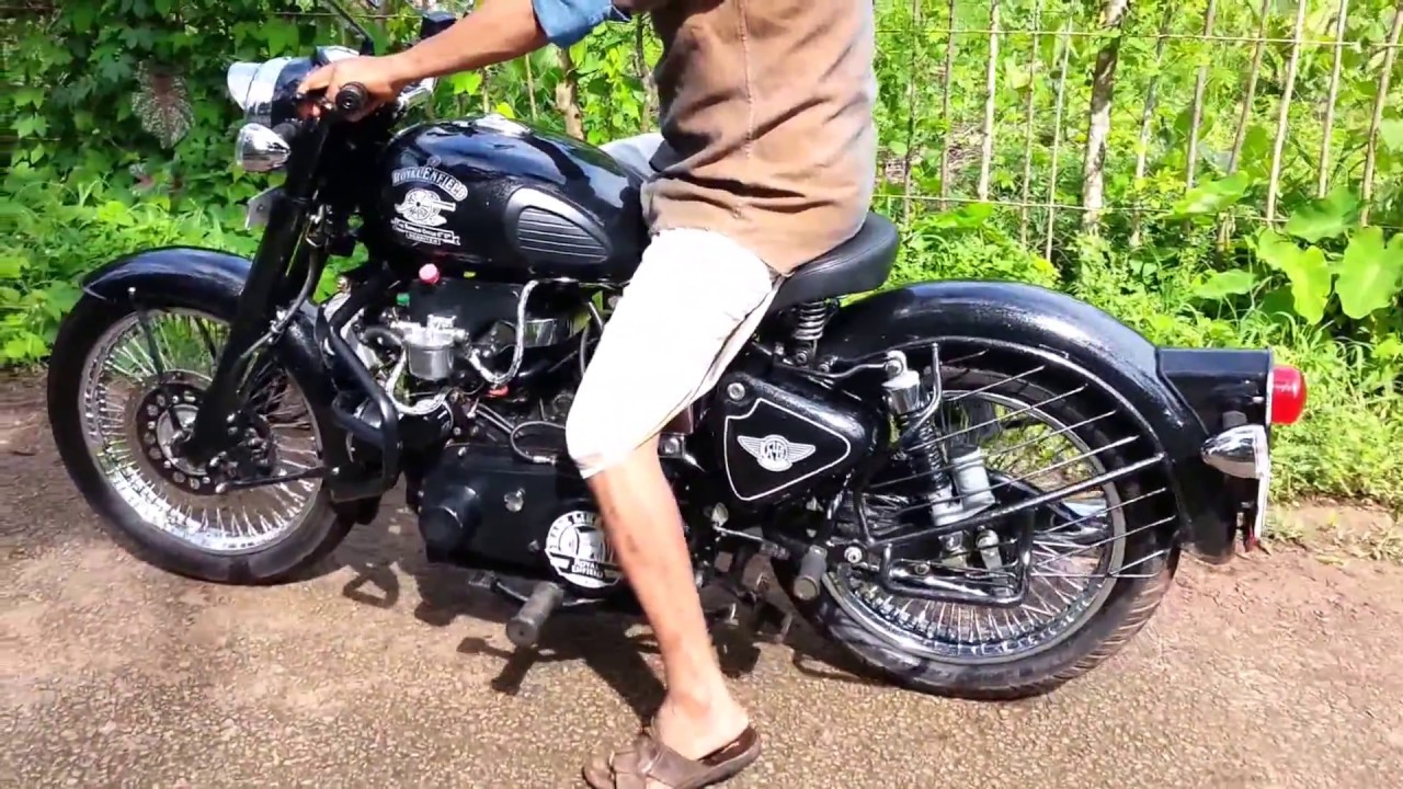 Royal enfield diesel   liquid cooled (This bullet is made for project purpose, not for normal use )