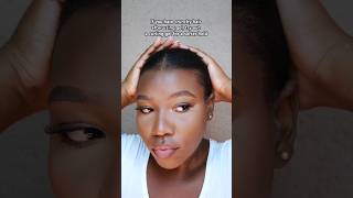 I Tried The Slicked Gel Hairstyle With 4C Hair using Auntie Jackie's Products