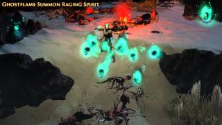 Path of Exile - Ghostflame Summon Raging Spirit Path of Exile - Ghostflame Summon Raging Spirit