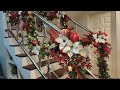 Decorating stairs for christmas 2022