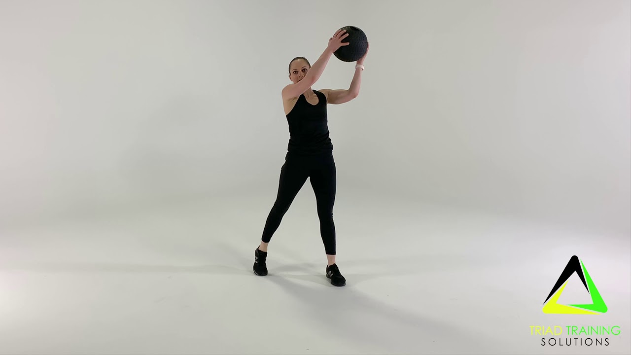 Med Ball Wood Chop YouTube