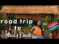 ROAD TRIP WITH MY FRIENDS TO ABCA’S CREEK LODGE | GAMBIA TRAVEL VLOG 🇬🇲✨