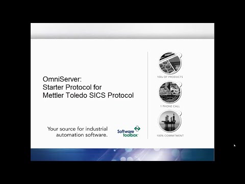 OmniServer Starter Protocol - Mettler Toldeo SICS Protocol